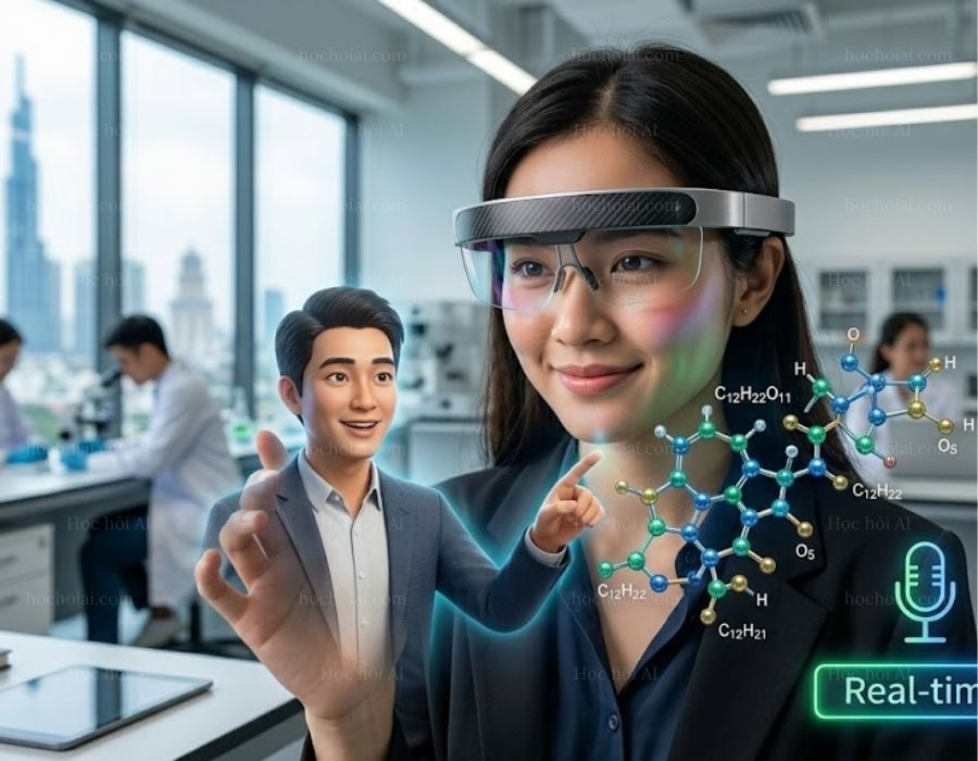 Học AI và công nghệ tương tác đa phương thức thực tế ảo năm 2026.