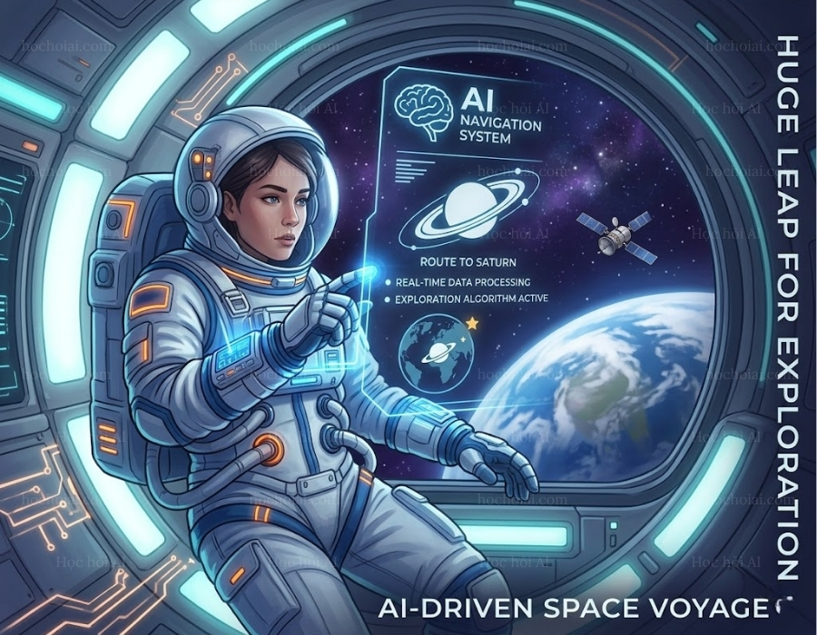 Ứng dụng công nghệ AI vào khám phá không gian