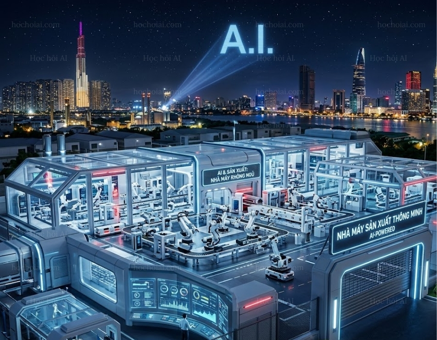 Ứng dụng công nghệ AI vào sản xuất